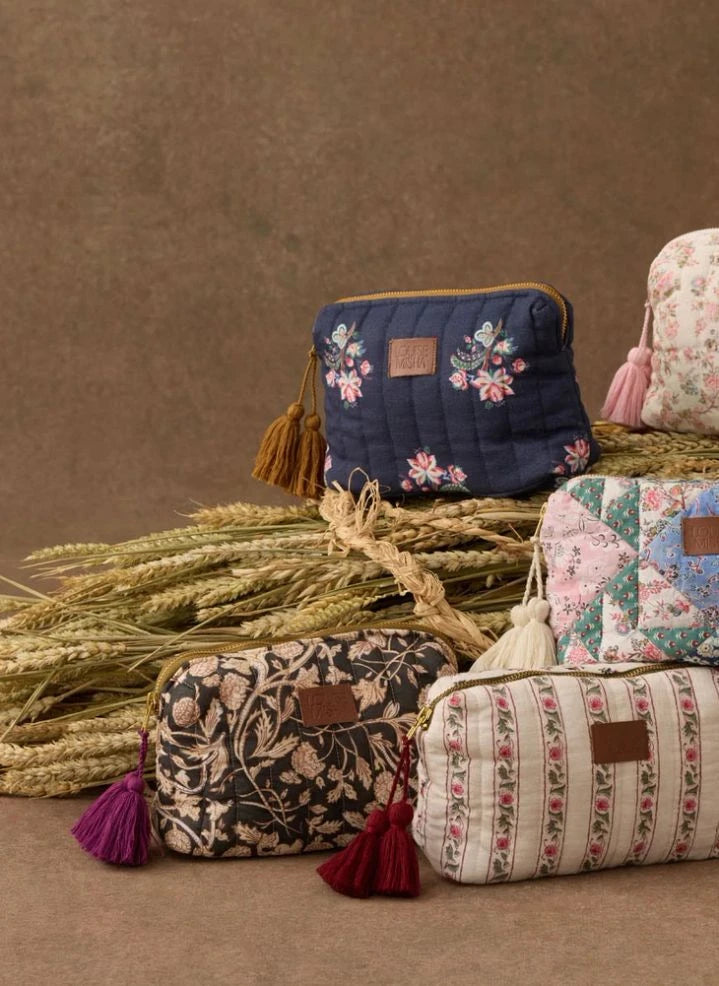 Louise Misha - Teiki Makeup Bag | Ecru