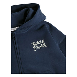 Molo - Marley Zippered Sweatshirt | Midnight Blue