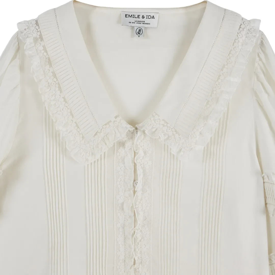 Emile et Ida - Vintage Ecume Blouse | Ecru