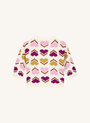 Bonton - Maligne Baby Cardigan | Ecru