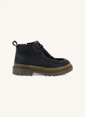 Pom d'Api - Boots Wall Zip Micky Nubuk | Navy