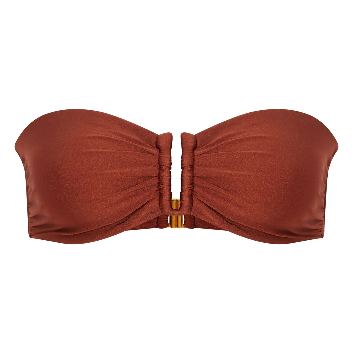 Alma Deia - Blake Bandeau Top | Terracotta