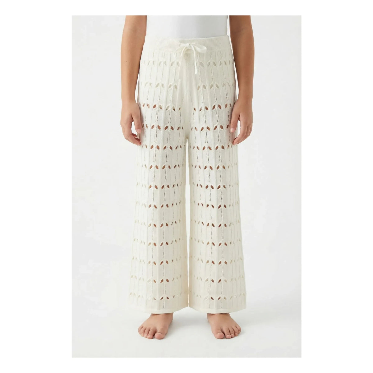 Zimmermann - Open-knit Wool Pants | White