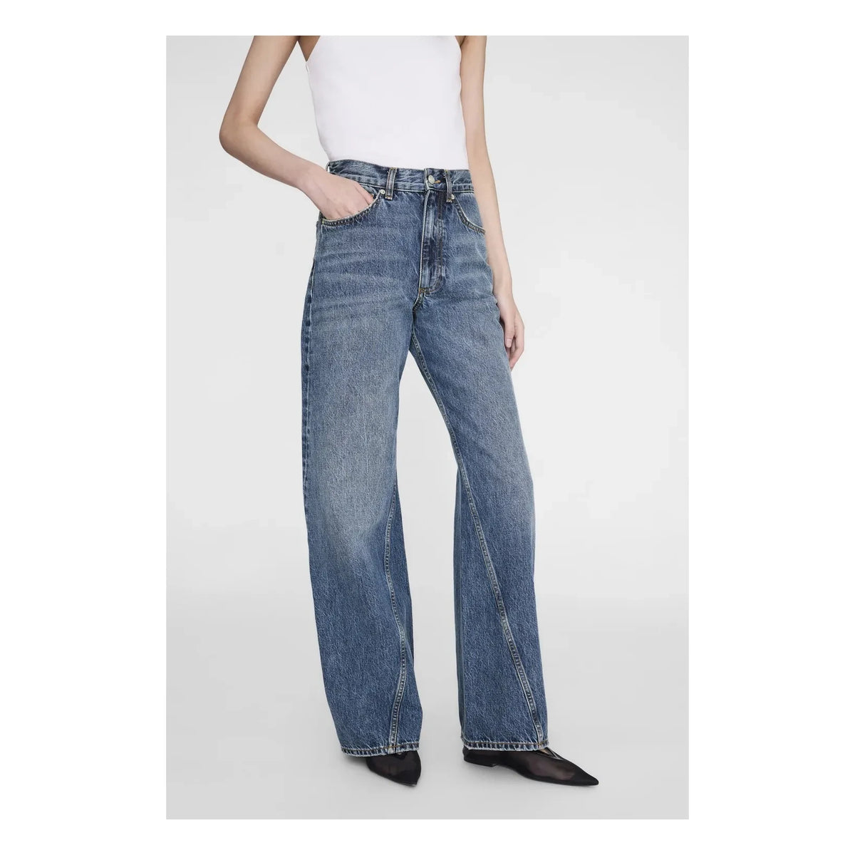 Anine Bing - Jean Brie | Washed Blue