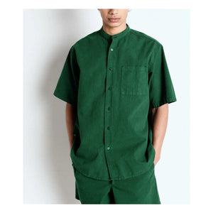 American Vintage - Rygybay Organic Cotton Shirt | Chrome Green