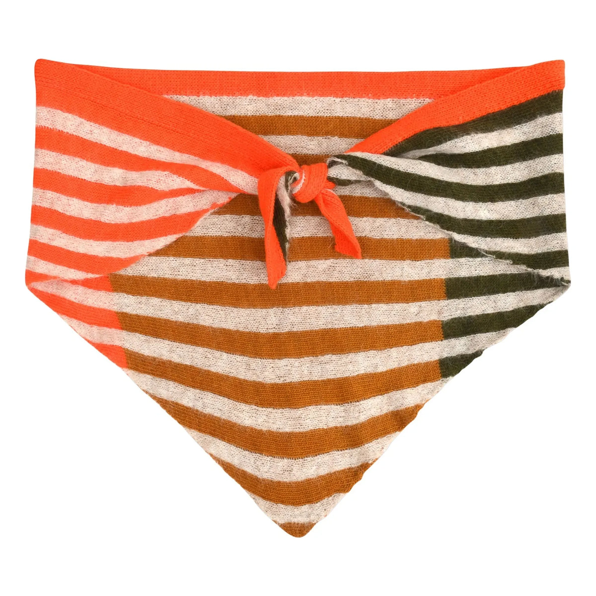 Mapoésie - Triangle-Striped Althea Alpaca and Wool | Orange