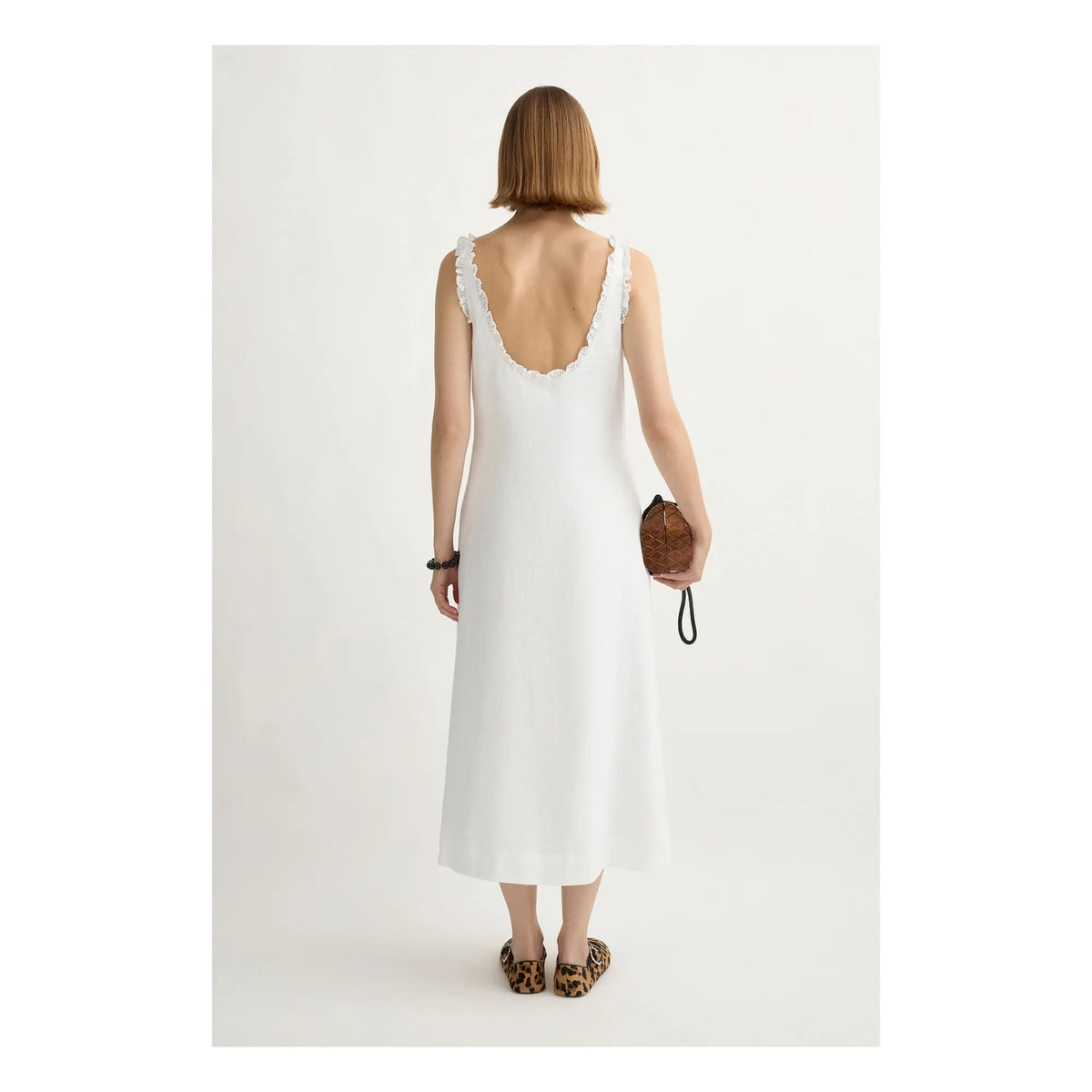 Posse - Florence Linen Dress | Ivory