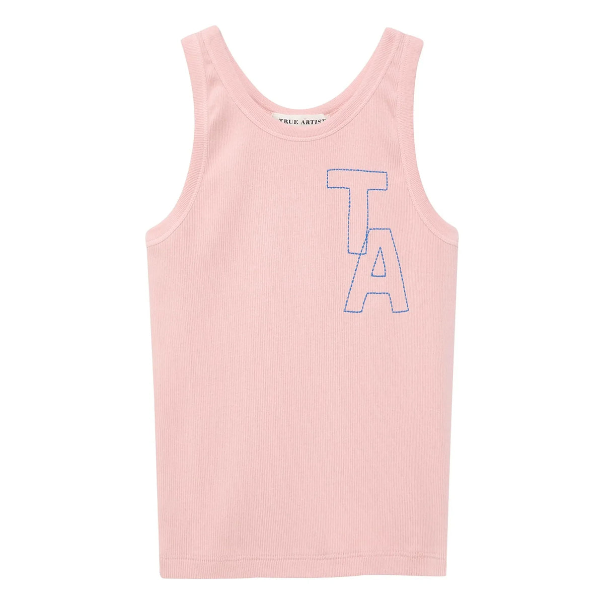 True Artist - Ribbed strap top N°20 | Pale Pink