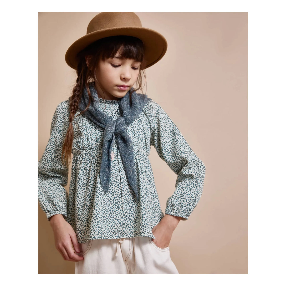 Búho - Recycled Fiber Scarf | Cedar Green