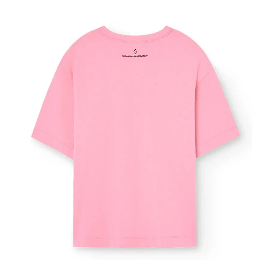 The Animals Observatory - Collie Organic Cotton T-Shirt | Pink