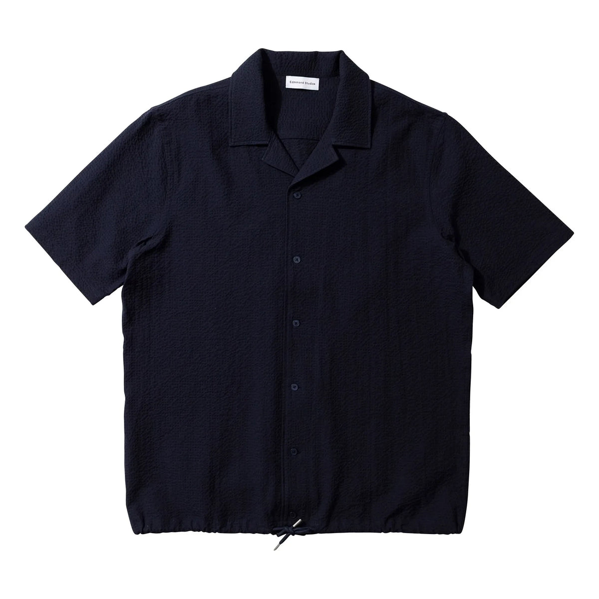 Edmmond Studios - Travis Short Sleeve Shirt | Dark Blue
