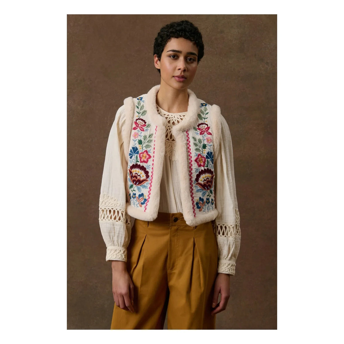 Louise Misha - Renee Organic Cotton Jacket | Cream