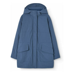 The Animals Observatory - Aslan Long Jacket Recycled Fiber | Grey blue