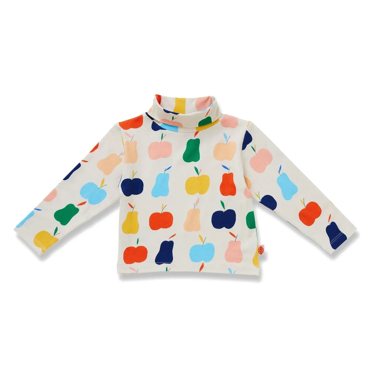 Halcyon Nights - Organic cotton fruit turtleneck | Ecru