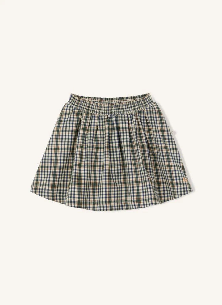 Arsène et Les Pipelettes - Plaid Skirt | Dark green