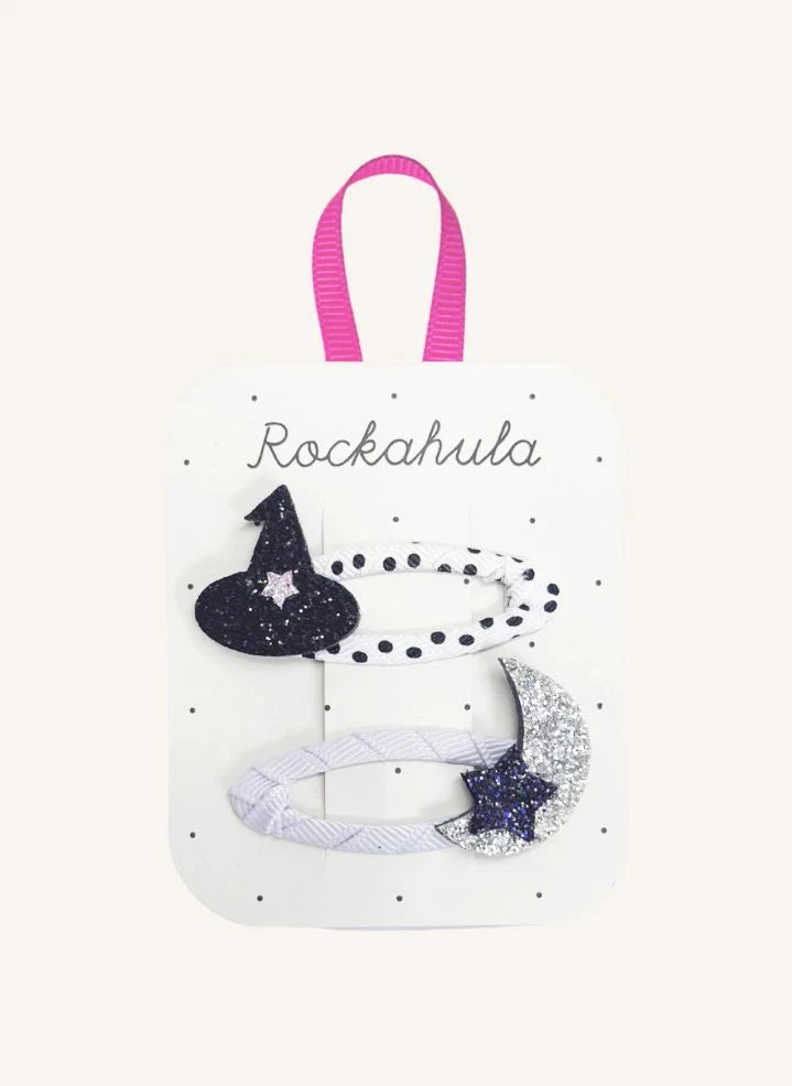 Rockahula Kids - 2-piece L'heure des Sorcières hair clip set | Black