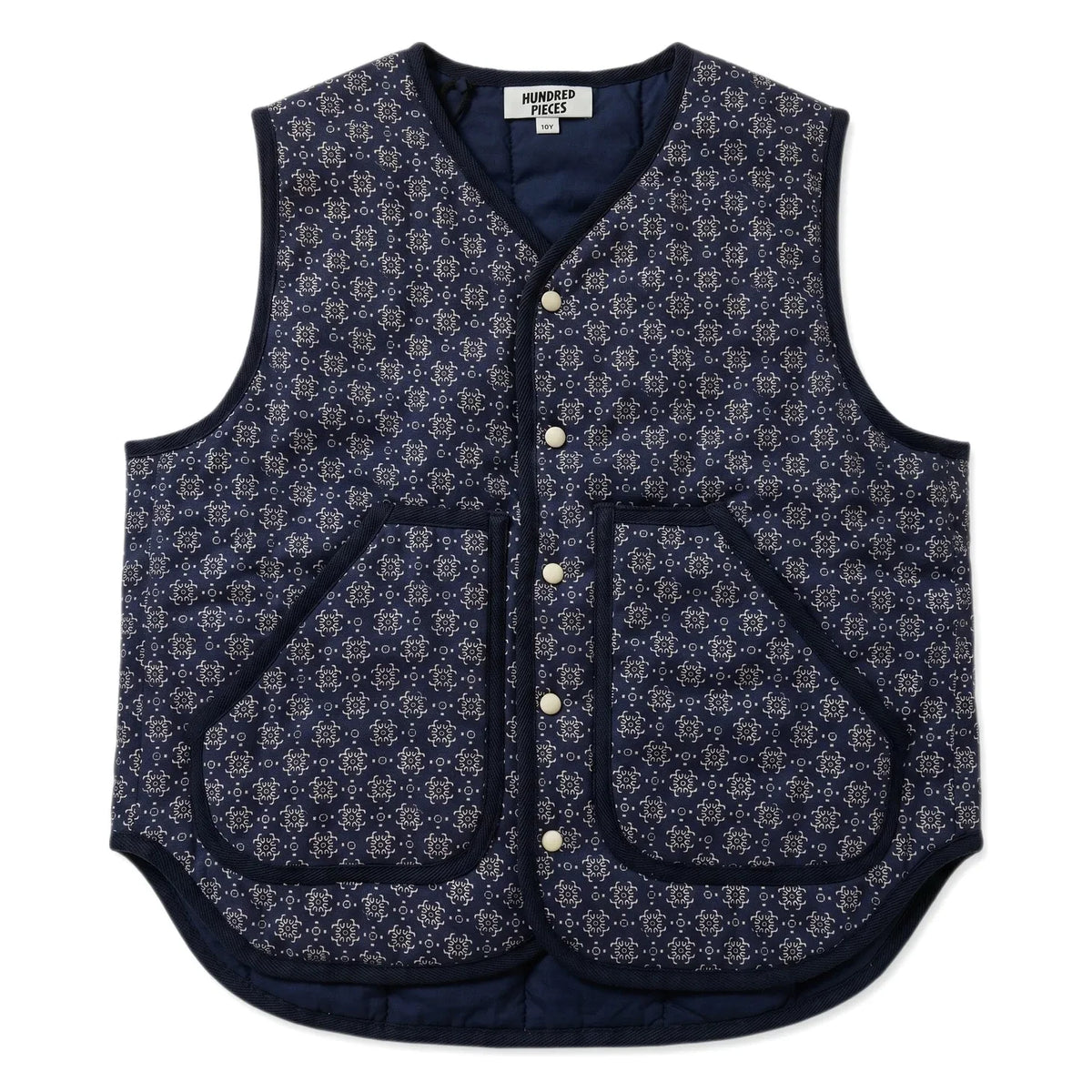 Hundred Pieces - Maria Bandana Sleeveless Vest | Indigo Blue