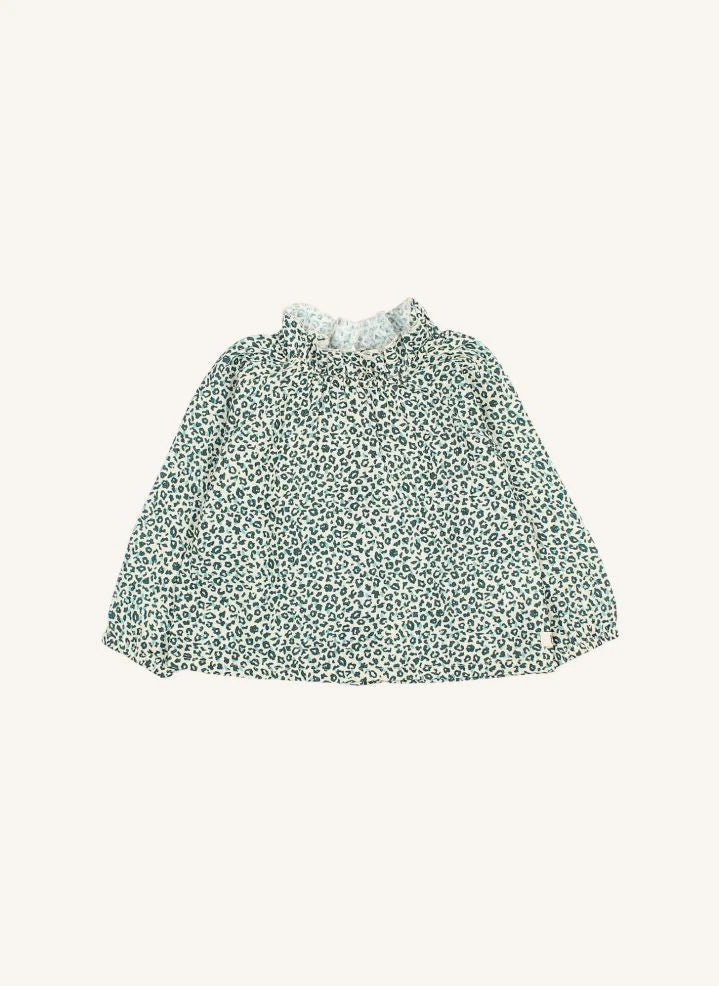 Búho - Gathered Baby Blouse | Cedar Green