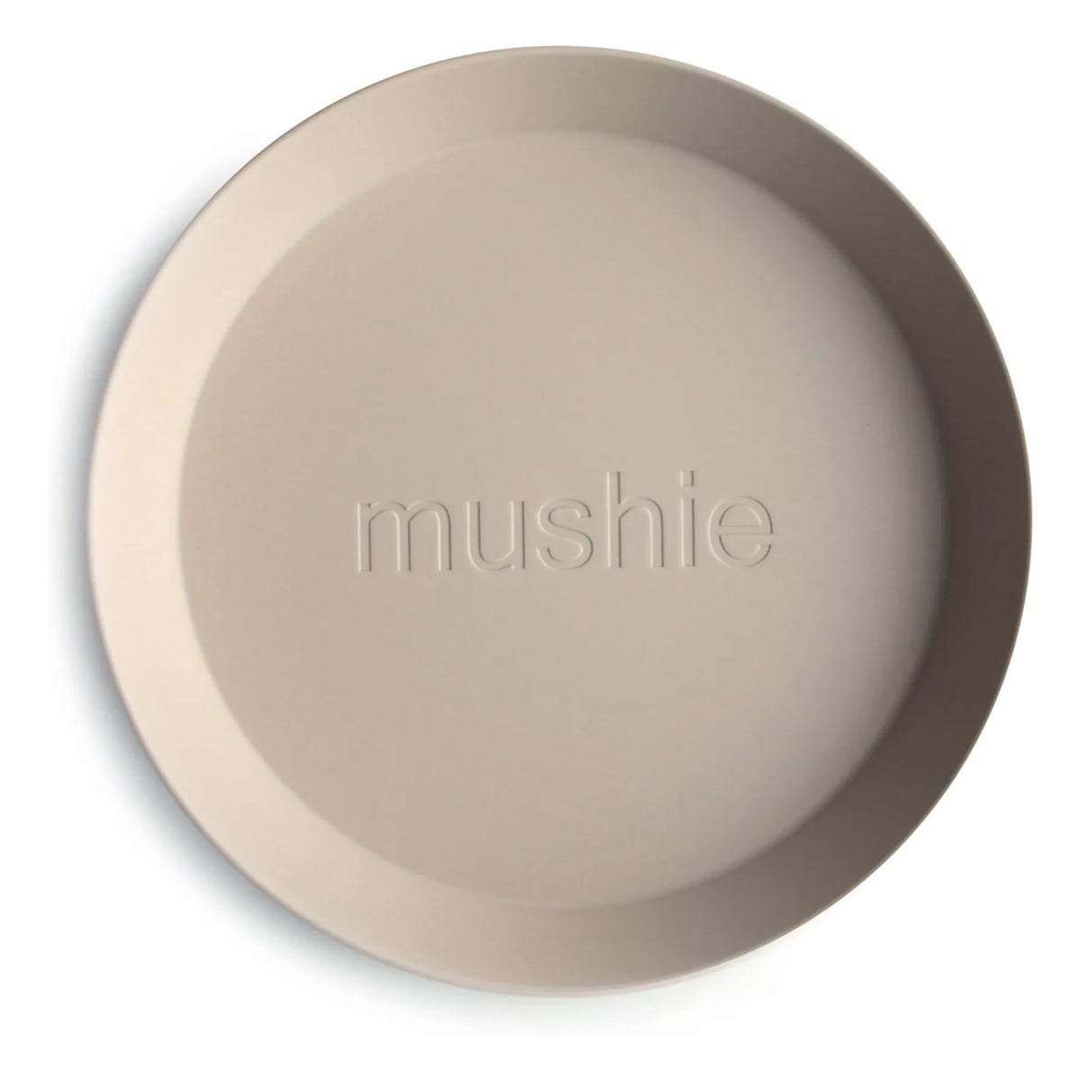 Mushie - Plates - 2-Piece Set | Vanilla