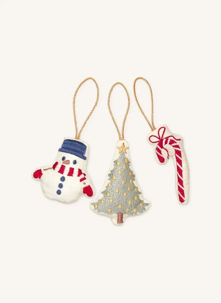 Cam Cam - Snowman Christmas Ornaments - Set of 3