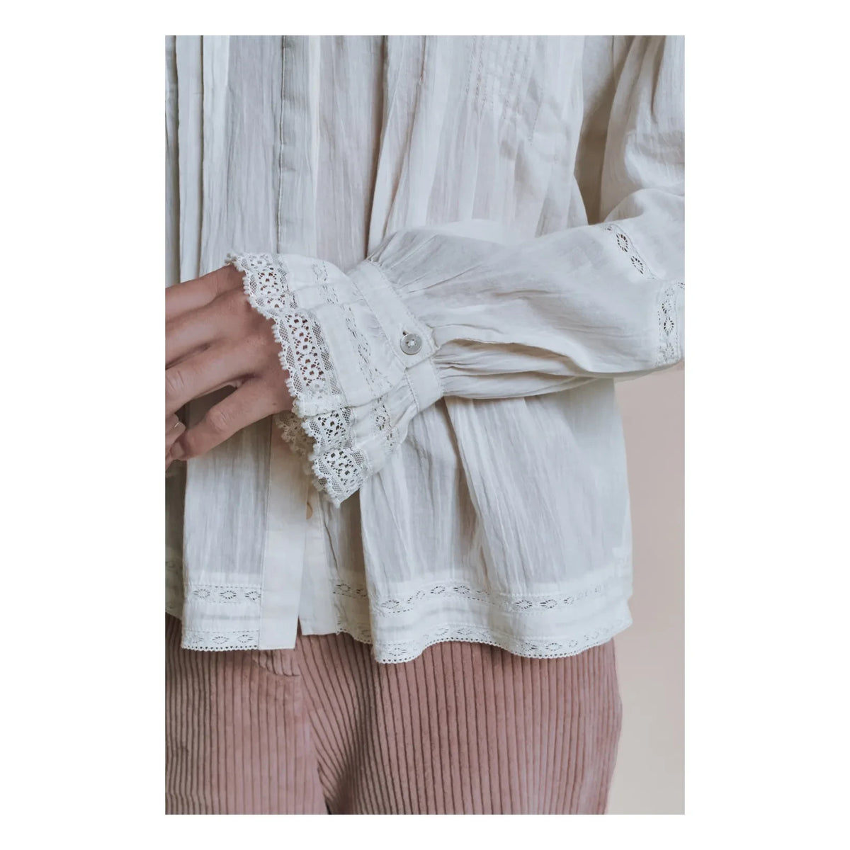 Emile et Ida - Elisabeth Vintage Blouse | Ecru