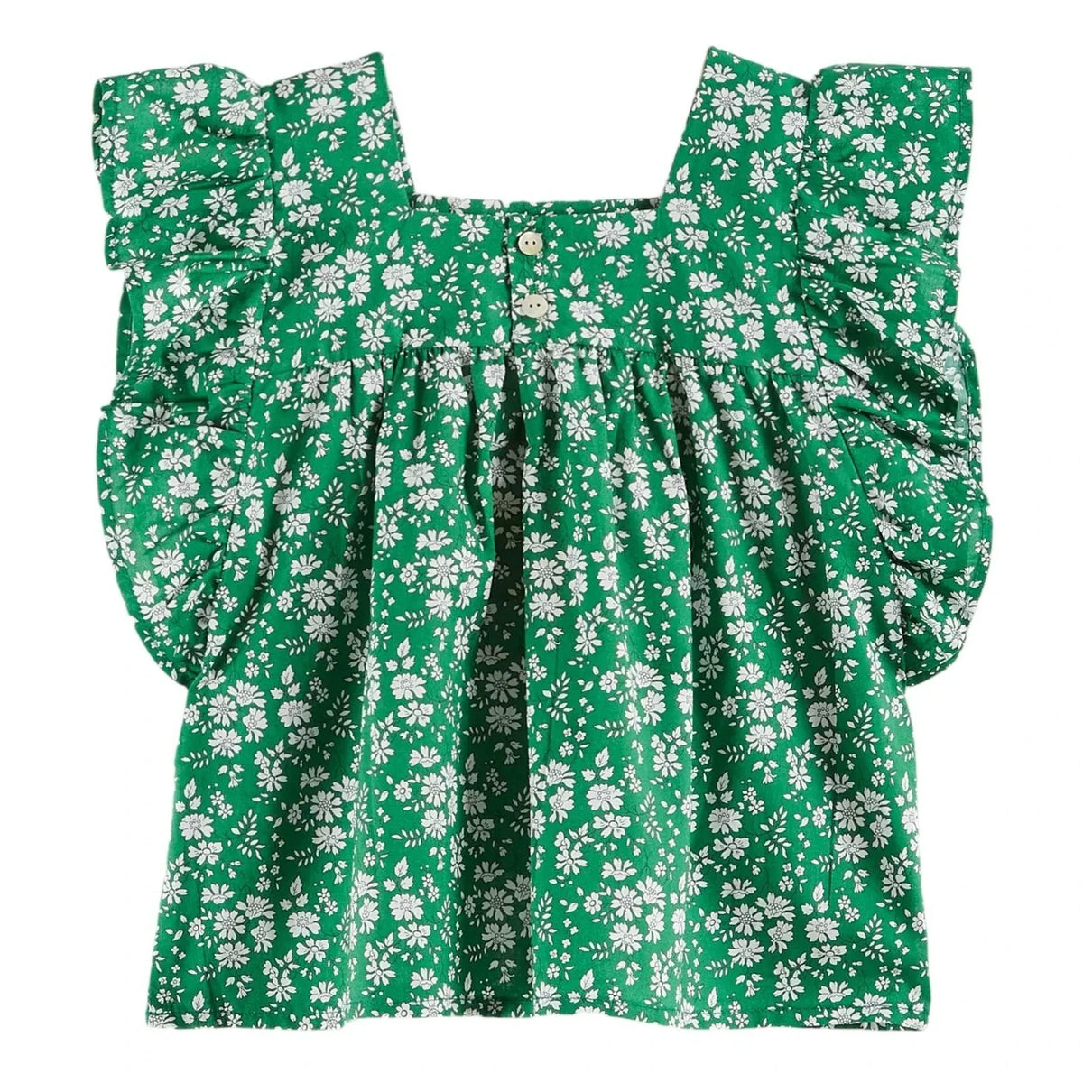 Emile et Ida - Liberty Blouse | Green