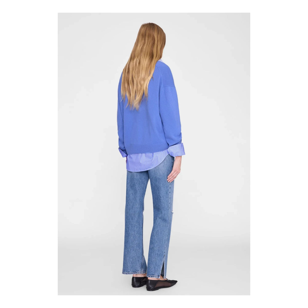 Anine Bing - Lee sweatshirt | Blue