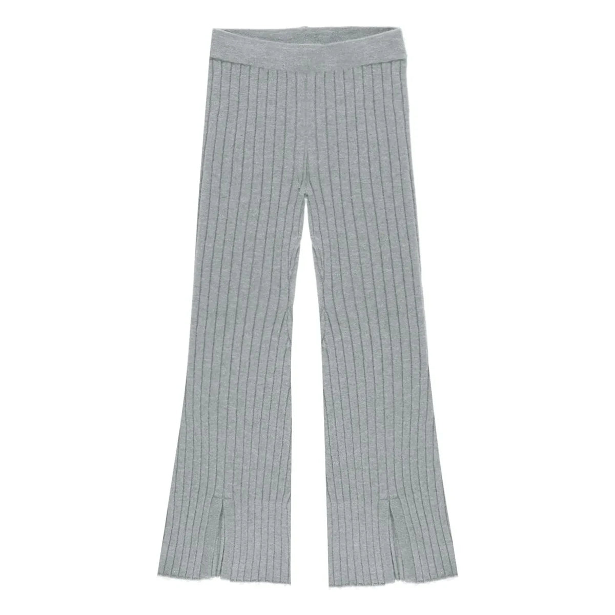 Rylee + Cru - Ribbed Spanish Style Leggings | Gray Blue