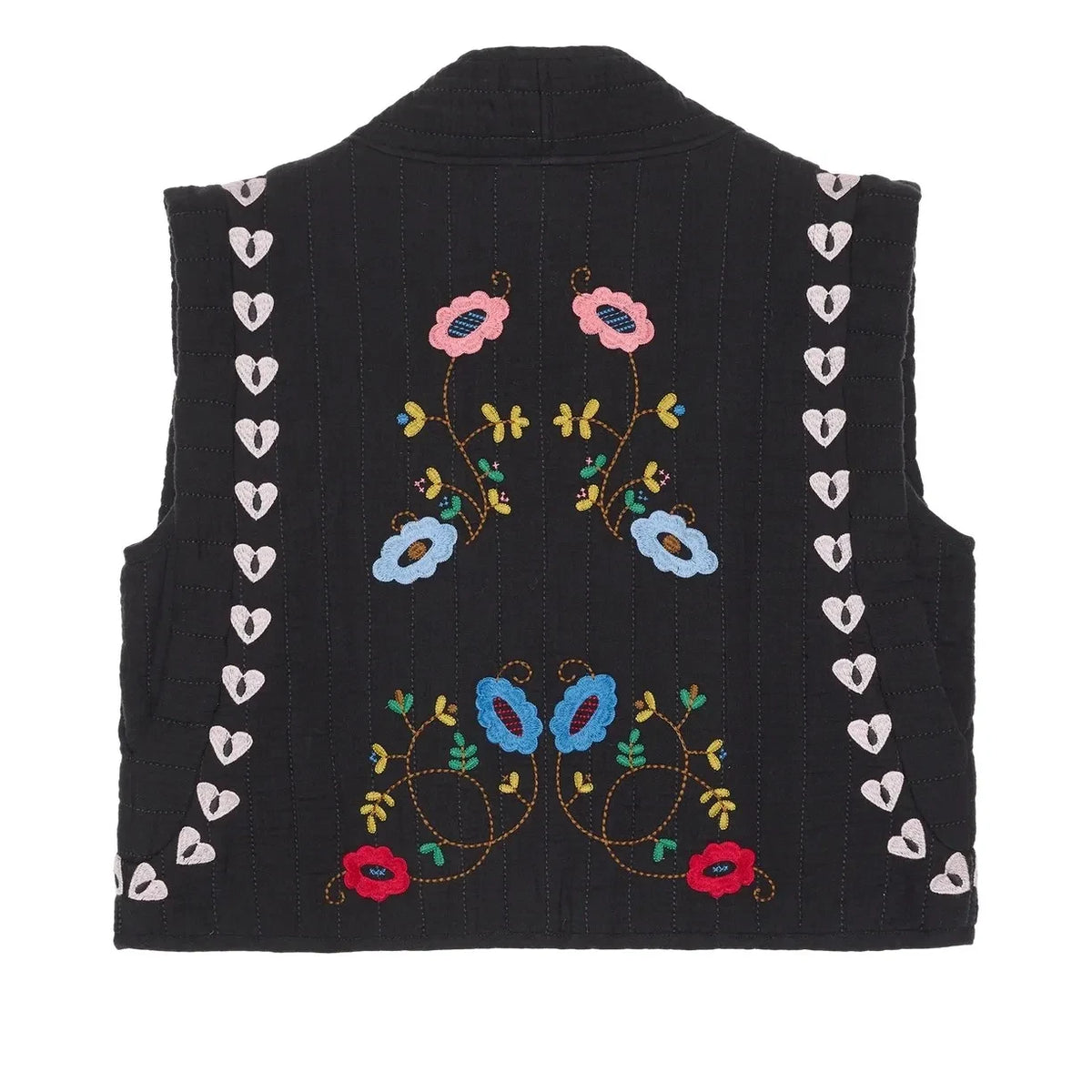 SISSEL EDELBO - Samira Organic Cotton Sleeveless Vest | Black