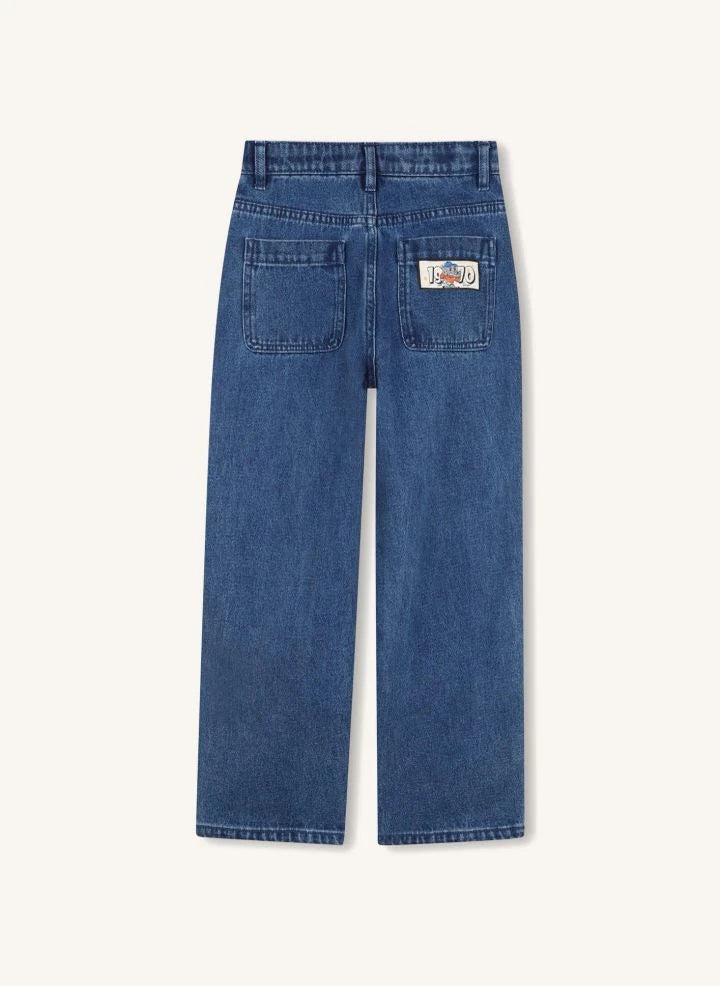 Kenzo - Puzzle Embroidered Jeans | Blue