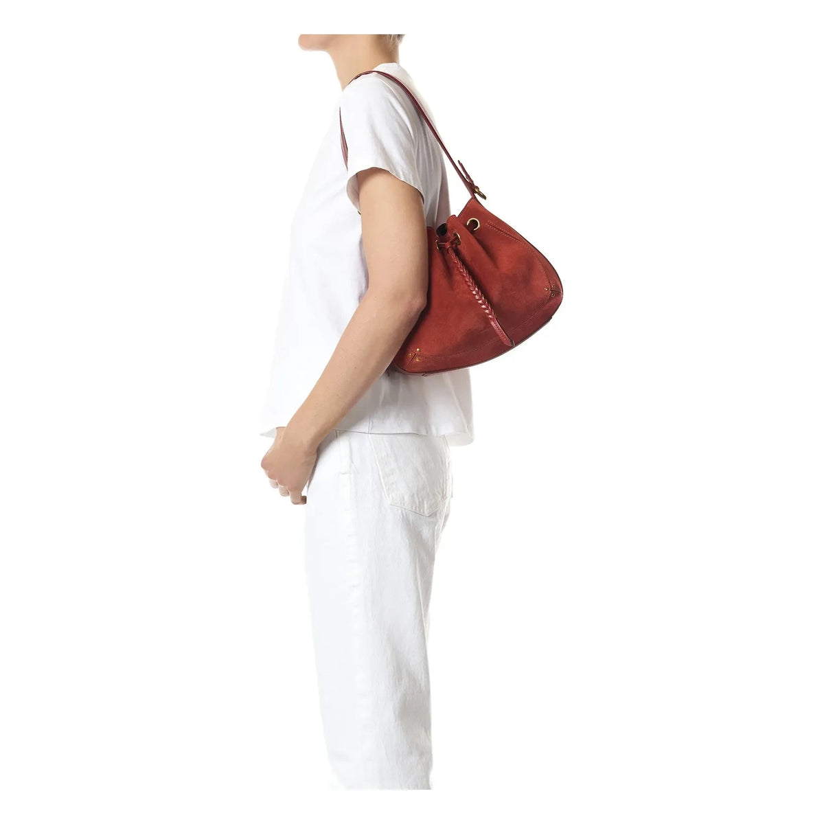 Jérôme Dreyfuss - Andy Croute Velours bag | Pas color