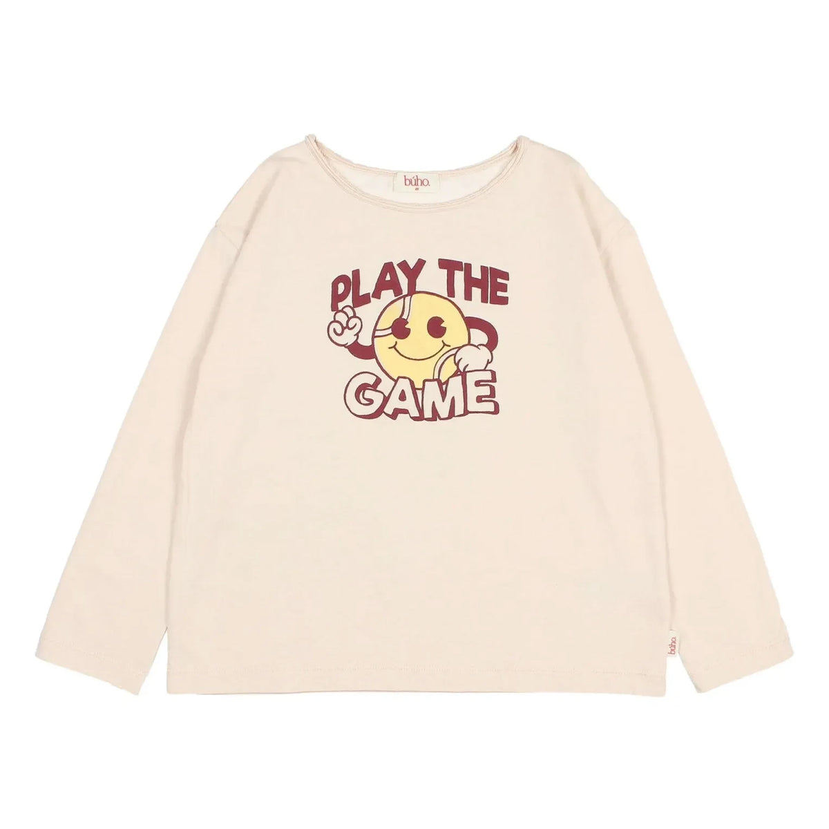 Búho - Play The Game T-Shirt Organic Cotton | Beige