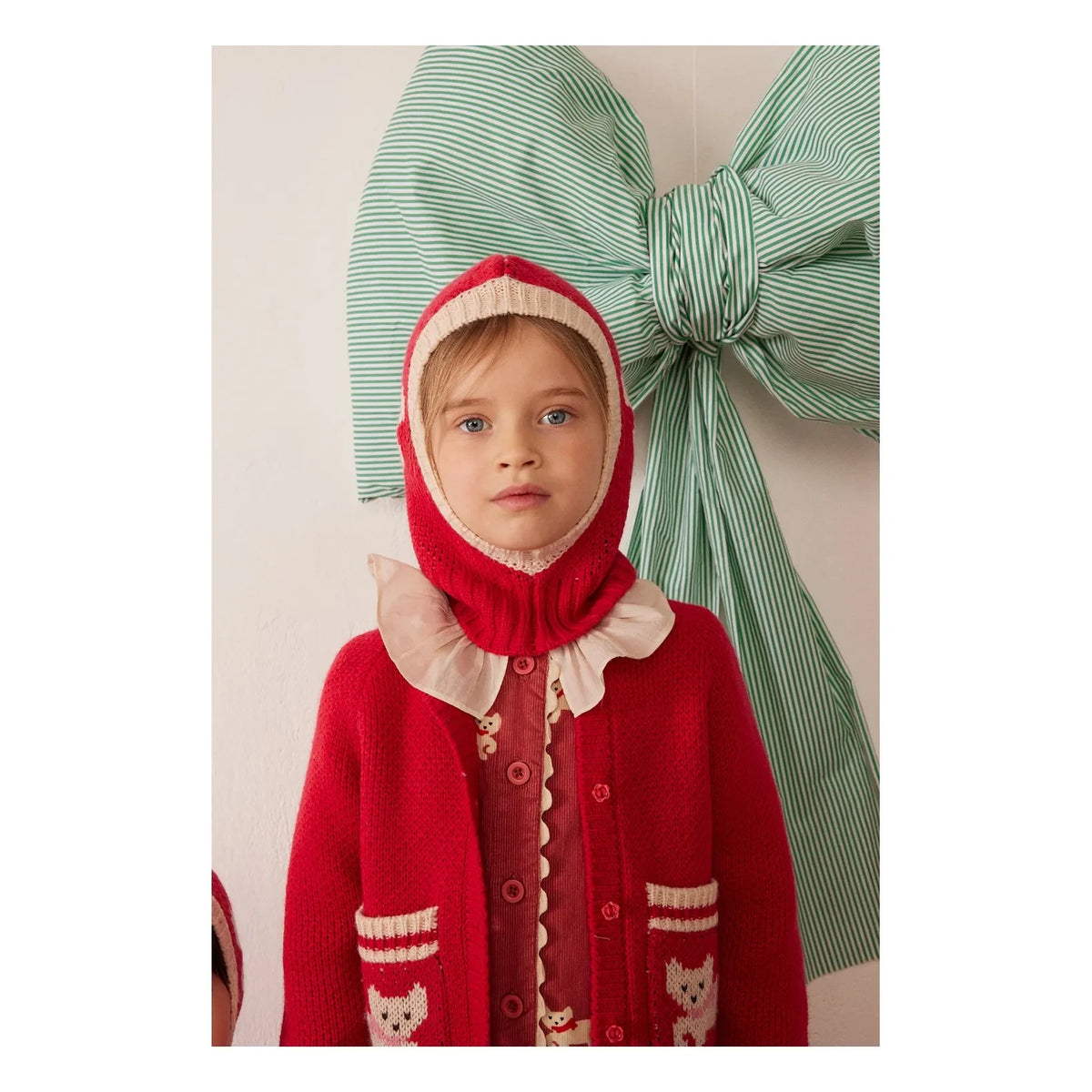 Hello Simone - Penguin Cat Hood | Red