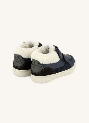 Bonton - Kix Hi Lined Sneakers | Navy
