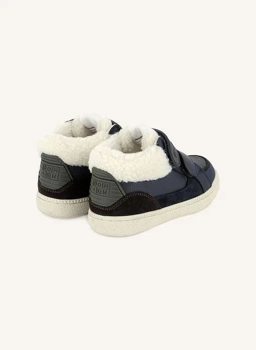 Bonton - Kix Hi Lined Sneakers | Navy
