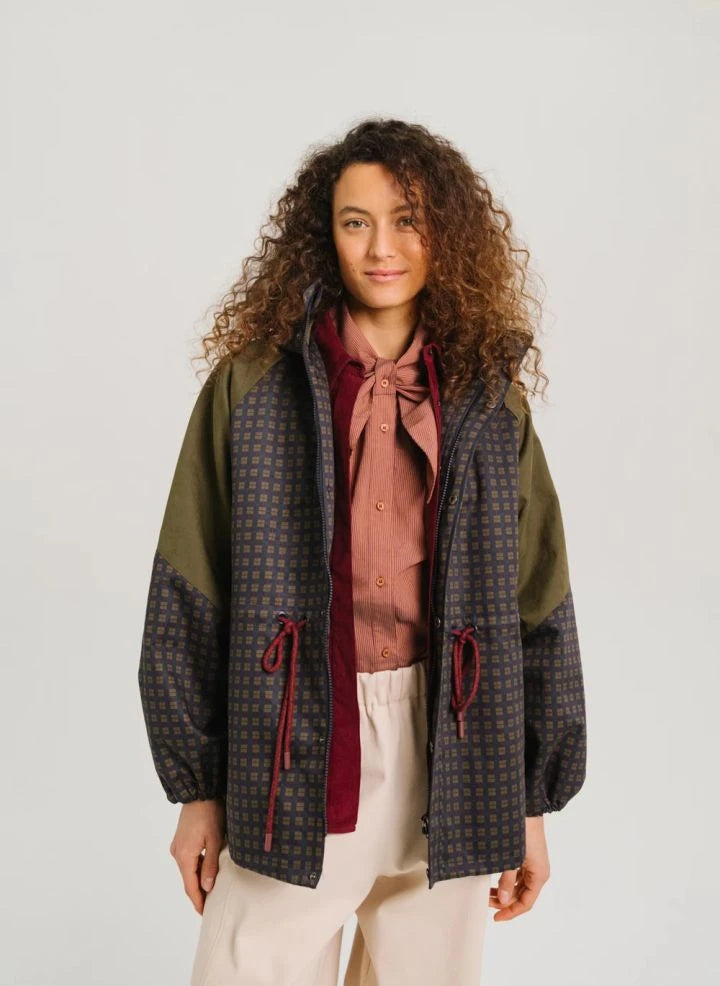 Sacrécoeur - Gaelle Brossé Reversible Cotton Anorak | Khaki