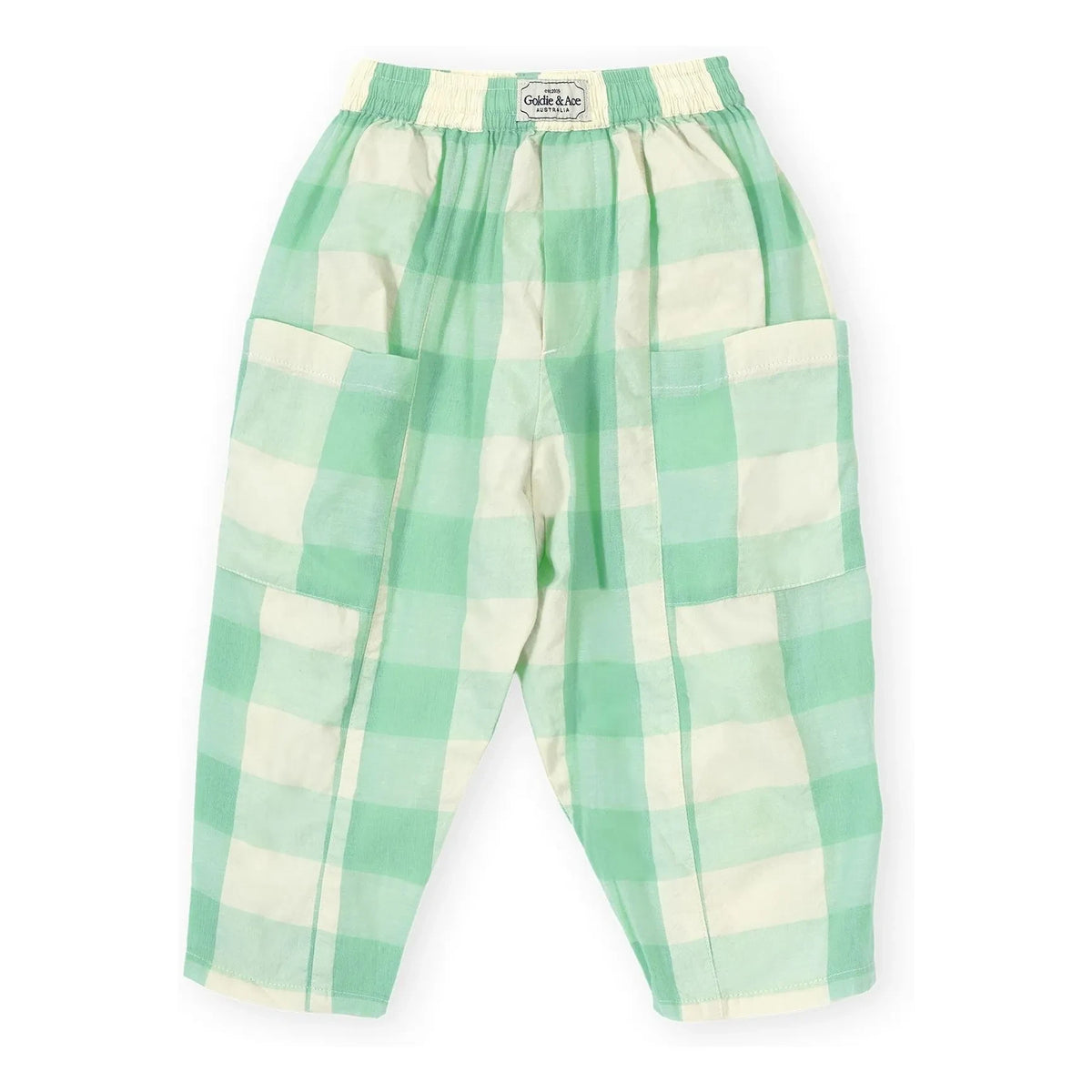 Goldie + Ace - Checkered Pants | Green