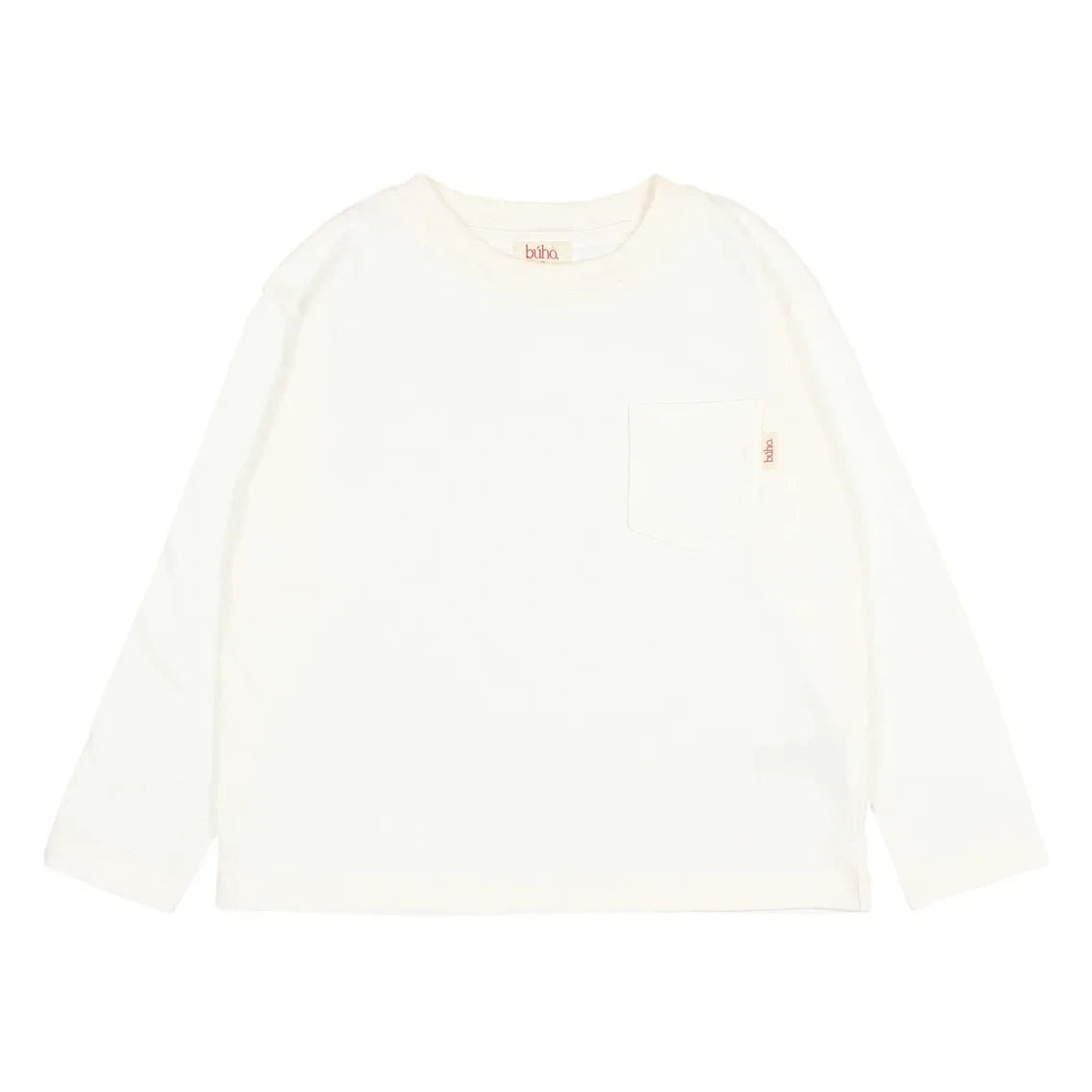 Búho - Organic Cotton Pocket Detailed T-shirt | White