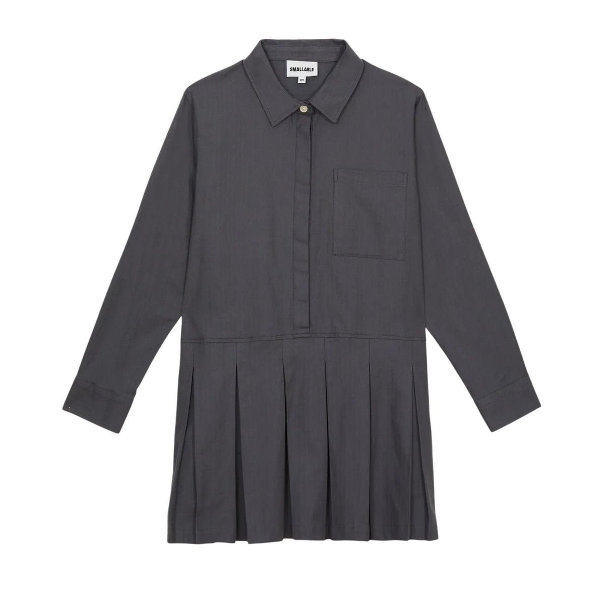 Smallable Kid - Crown shirt dress | Dark gray