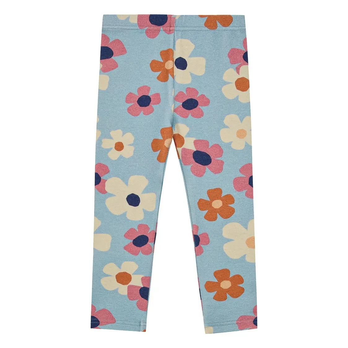 Petit Stella - Floral Pattern Leggings | Light Blue