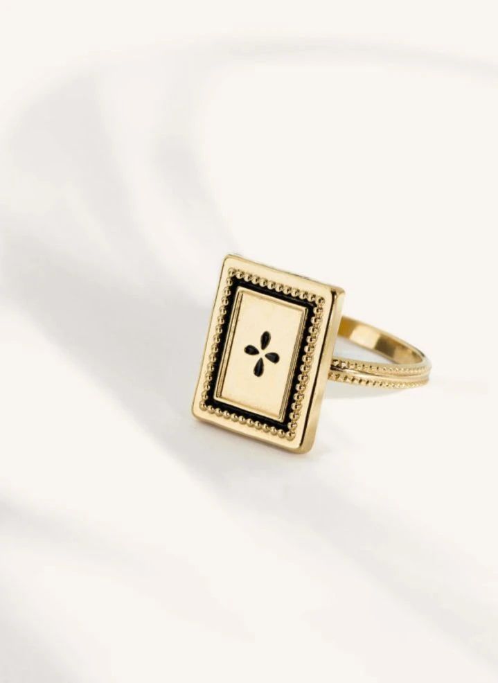 Louise Damas - Large Jo ring | Gold