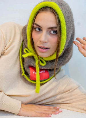 K'puche - Alpaca Hooded Top | Taupe Brown
