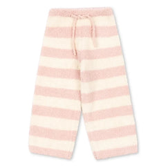 Konges Sløjd - Soft Striped Fleece Lined Trousers | Pink