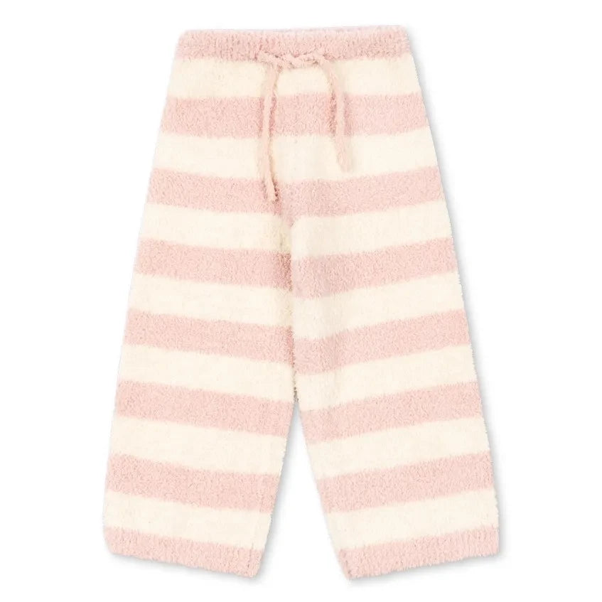 Konges Sløjd - Soft Striped Fleece Lined Trousers | Pink