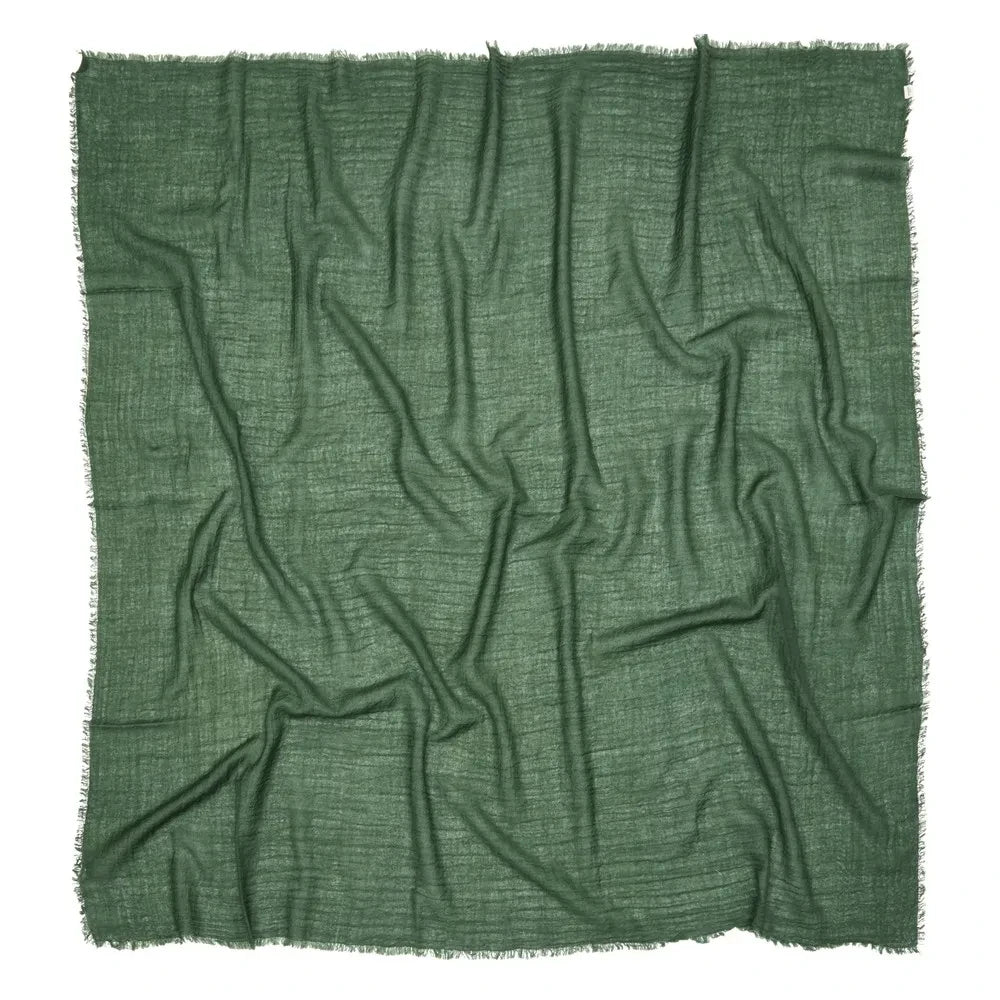 Becksöndergaard - Mill Wool Triangle Scarf | Chrome Green