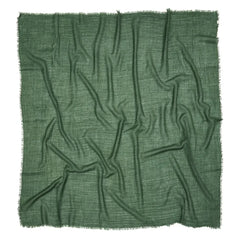 Becksöndergaard - Mill Wool Triangle Scarf | Chrome Green
