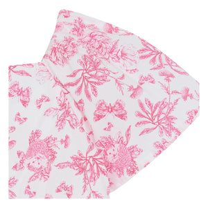 Tartine et Chocolat - Floral Pattern Dress - Toile de Jouy Inspired | Pink