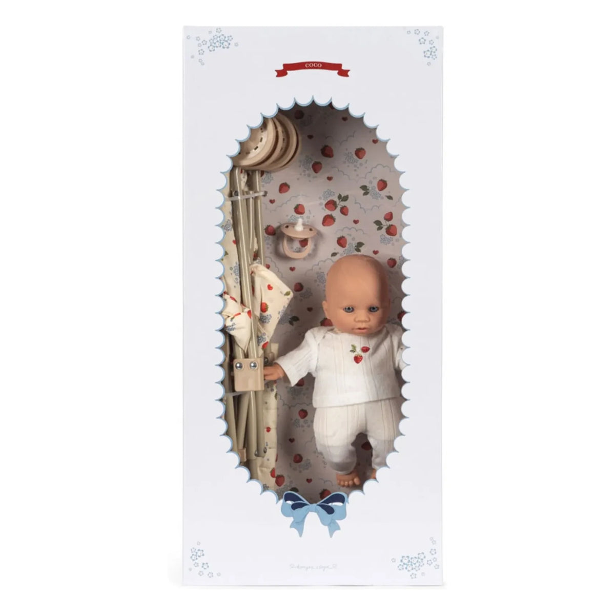 Konges Sløjd - Konges Slojd x Smallable Exclusive - Coco Baby and Stroller | Ecru