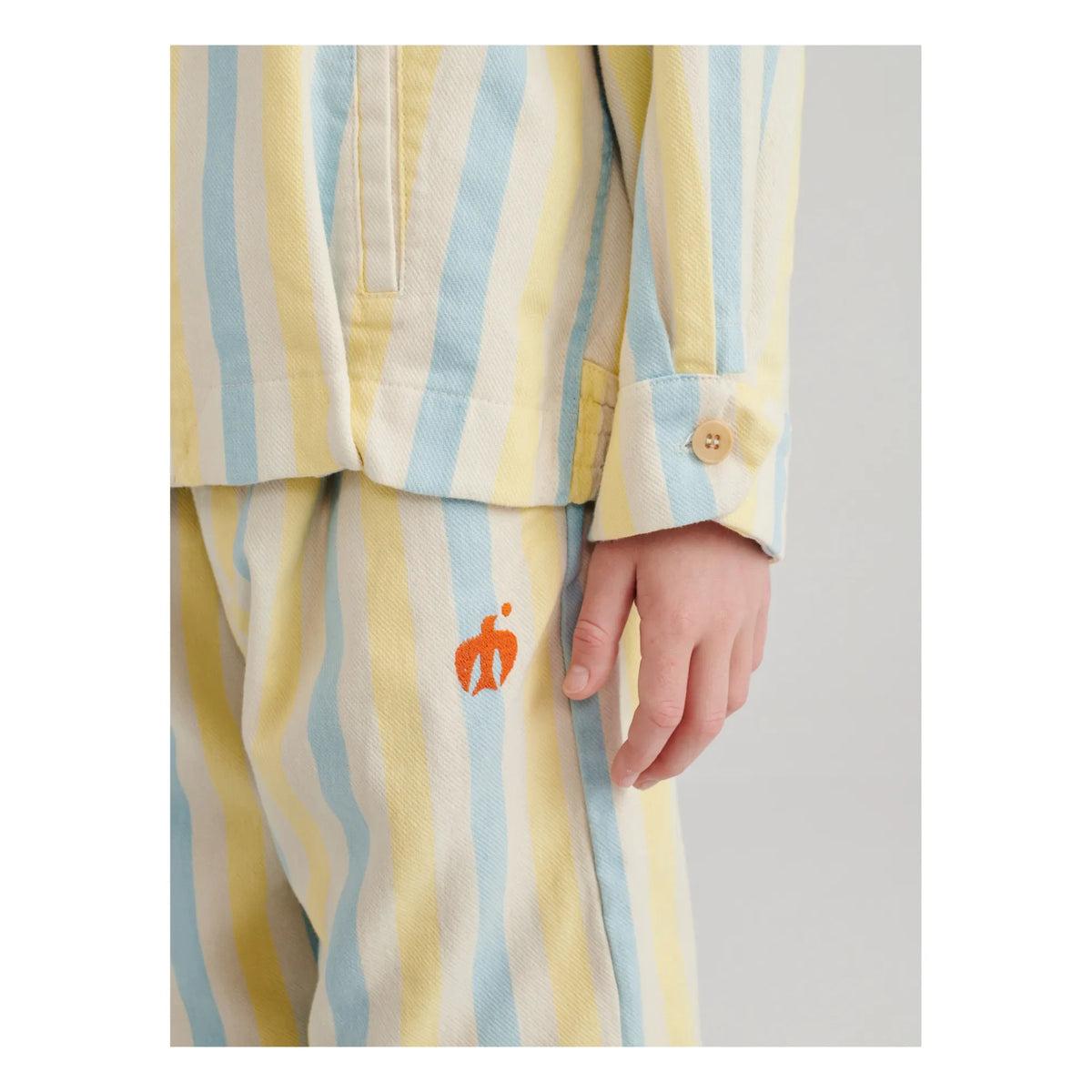 True Artist - Striped Colorful Jacket | Vanilla