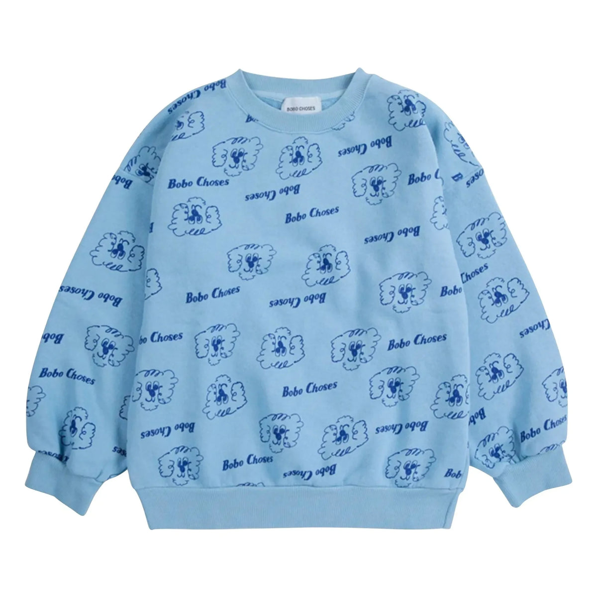 Bobo Choses - Pickles The Dog Organic Cotton Sweatshirt | Royal Blue